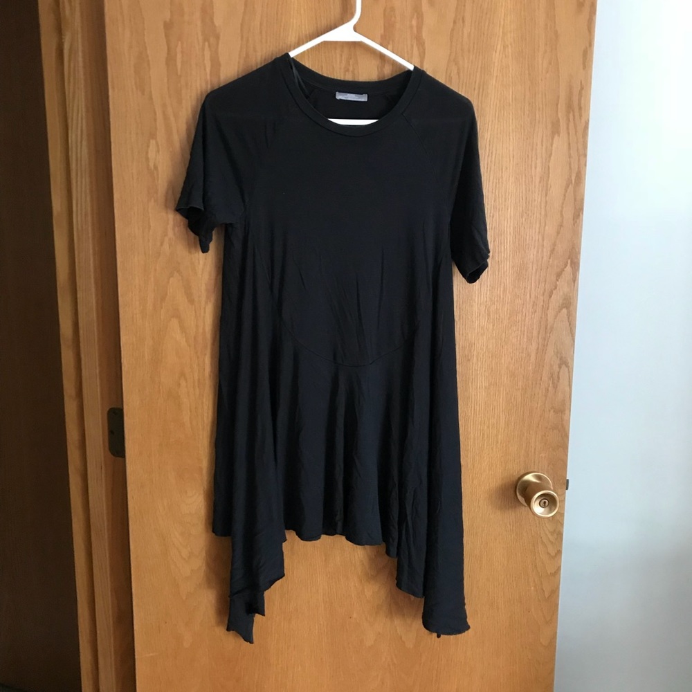 Zara asymmetrical detail mini dress